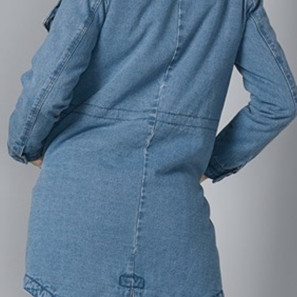 ISO VENUS JEAN JACKET WITH SHERPA LINNING - Picture 3 of 3